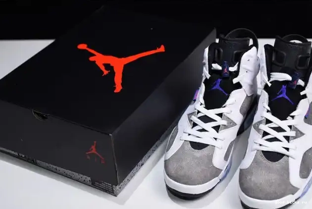 6 Air Grey CI3125-100 Flint Jordan 0428